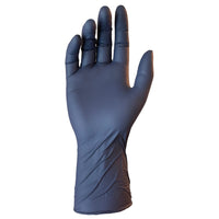 PRIMED 10.5" Extended Cuff Vital Nitrile Exam Gloves - Large - 100 Pack-Exam Glove, Large, Black