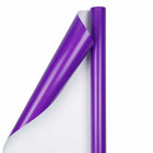 JAM Paper Gift Wrap - Glossy Wrapping Paper - 25 Sq Ft per Roll - Purple - 2 Pack-Size: 50 Square Feet Total (25 Sq. Ft. per Roll)