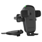 iOttie Easy One Touch Wireless Air Vent & CD Slot Mount-New adjustable Foot with a button can be adjusted to align device for wireless charging and adjusts to fit large and extra-large smartphones up to 6.3”.