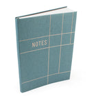 Staples Grid Fabric Journal - Teal - 6" x 8"-Ruled pages