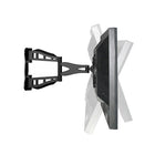 Futech TVW004 TV Wall Mounts, 8" x 8" x 2", Black-Holds up to 30 lbs.