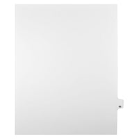 Mark Maker Legal Exhibit Index Tab White Single Tabs, 1/25th Cut, Letter Size, No Holes, Number 95, 25 Pack-White Single Tabs, 1/25th Cut