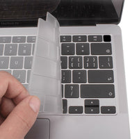 JCPal FitSkin Clear Keyboard Protector for MacBook Air 13" (2020 Year Model)-Antimicrobial treatment