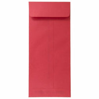 JAM Paper #12 Policy Business Coloured Envelopes - 4.75" x 11" - Red Recycled - 25 Pack-Colour: Red Envelope