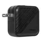 Targus 65W GaN USB-C/USB-A Wall Charger - Black-Fire-retardant rated, UL compliant