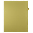 Mark Maker Legal Exhibit Index Tab Buff Single Tabs, 1/15th Cut, Letter Size, No Holes, Number 124, 25 Pack-Buff Single Tabs, 1/15th Cut
