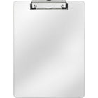 Staples Aluminum Letter Size Clipboard - 9" x 12" - Silver-Attractive, durable and wipeable