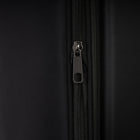 Bugatti Nashville 25.25" Hybrid Hardside/Softside Spinner Check-in Luggage - Black-Precise control and smooth, quiet rolling