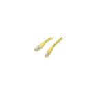 StarTech C6PATCH7YL 7' Cat 6 Molded Patch Cable, Yellow-Dual RJ-45 Male connectors ensure seamless connectivity
