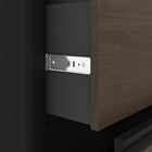 Bestar Connexion 30“ Lateral File Cabinet, Antigua & Black-30.8" W x 19.6" D x 30.4" H