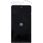 JAM Paper Plastic Envelopes with Button and String Tie - Open End - 6.25" x 9.25" - Black - 12 Pack -Size: Medium (6.25 x 9.25 inches)