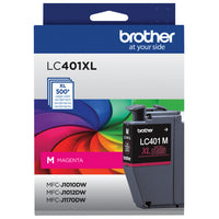 Brother Genuine LC401XLMS High-Yield Magenta Ink Cartridge-Professional colour inkjet print quality you can consistently rely on for up to 500 pages