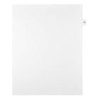 Mark Maker Legal Exhibit Index Tab White Single Tabs, 1/15th Cut, Letter Size, No Holes, Number 78, 25 Pack-White Single Tabs, 1/15th Cut