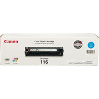 Canon 116 Cyan Toner Cartridge (1979B001)-Standard toner cartridge yields up to 1500 pages