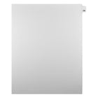 Mark Maker Legal Tabs - Letter Size - White - 1/25th cut - 25 tabs per package - 5 packages Pack - Number 126-White Single Tabs