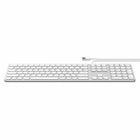 Satechi Aluminum Wired Keyboard for Mac - Silver-0.4" H x 17" W x 4.7" D