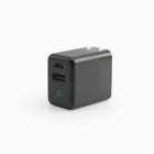 LBT Power Stream 20W Dual-port PD Wall Charger - Black-20W wall charger with Power Delivery (PD) can quickly power up all Android and Apple iPhone smartphones with a USB Type-C port