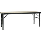 Valleycraft Vari-Tuff Ergonomic Workbenches, 84"W x 28"D, Wood (F87866A4)-Width: 84"