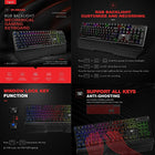 Havit RGB Mechanical Keyboard-System requirements: Windows 7 or newer