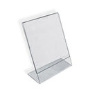 Azar Displays 14" x 11" L-Shape Acrylic Sign Holder, Clear, 10 Pack (112710)-Used to display marketing information, announcements and photos