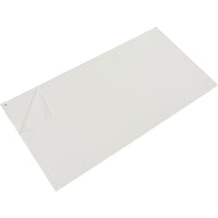 Zenith Safety Clean Room Mat, 1.57 Mils Thick, 3' L x 2' W, White - 2 Pack-Backing Thickness 1.57 mils