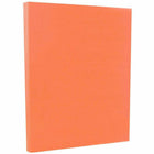 JAM Paper Vellum Bristol Cardstock - 67 lb - 8.5" x 11" - Salmon Pink - 50 Sheets-Color: Salmon / Our premium solid core cardstock shows no white when folding, tearing, or cutting; its colorful all the way through!