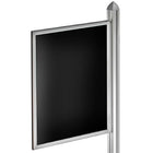 Azar Displays H Slide-in Frame for Freestanding Unit (300274-SLV)-Freestanding Unit
