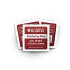 ZAGG Invisible Shield Wipes - 25 Pack-The pack contains 25 individually wrapped disinfecting wipes.