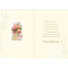 Rosedale 5-1/2" x 8" Formal With Sincere Sympathy In This Time Of Loss Greeting Cards And Envelopes, 12 Pack (17502)-Card shop quality greeting cards