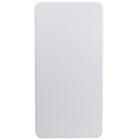 Flash Furniture 24"W x 48"L Granite Plastic Folding Table - White-Seats up to 4 Adults