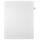 Mark Maker Legal Tabs - Letter Size - White - 1/15th cut - 25 tabs per package - 5 packages Pack - Number 183-White Single Tabs
