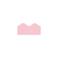 Pacon Bordette Pre-school - 12th Grades Scalloped Decorative Border, Pink-Size: 50'(L) x 2 1/4"(W)