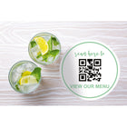 Avery Removable Round Vinyl Film Labels - 5" Dia. - White - 16 Labels-Size: 5" Diameter