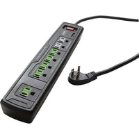 Staples 7-Outlet 2100 Joule EcoEasy Surge Protector-7 outlets (1 master, 4 energy-saving, 2 surge-only outlets)
