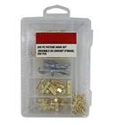Kubota 250-Piece Picture Hook Set, 2 Pack (12139)-Different sizes included