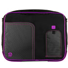 Vangoddy 13" Laptop Messenger Bag - Purple-Lightly nylon laptop bag designed to protect your tech from bumps and scratches.