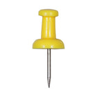 JAM Paper Colourful Push Pins, Yellow Pushpins, 200 Pack-3