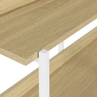 Monarch Specialties 2222 48"L Accent Table - Natural/White Metal Hall Console-10