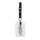 Merangue Lanyard with Breakaway Clip-Removable Buckle with breakaway Clasp