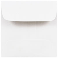 JAM Paper 2.38 x 2.38 Mini Square Envelopes, White, 100 Pack (203642A)-Colour: White