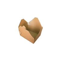 Fold-Pak Bioplus #8 Recyclable Paperboard Earth Design Food Container, 300 Pack-Kraft