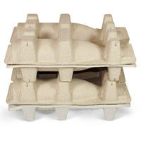 Canpaco Pulp Wine Shippers - 30 Trays And 10 Cartons - 4 Bottle Pack-contains 30 four pack bottle trays and 10 , 200 lb test strength outer cartons