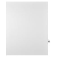 Mark Maker Legal Tabs - Letter Size - White - 1/15th cut - 25 tabs per package - 5 packages Pack - Number 192-White Single Tabs