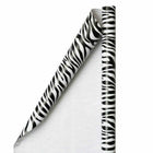 JAM Paper Gift Wrap - Zebra Print Wrapping Paper - 50 Sq Ft Total - Black & White Safari Stripes - 2 Rolls/Pack-The perfect square footage for quickly and easily wrapping your presents