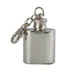 Elegance Flask on Key Ring, 1 oz, Stainless Steel (73104)-Flask