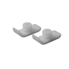 Drive Medical Walker Ski Glides, White, 2 Pack-White, Plastic