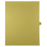 Mark Maker Legal Exhibit Index Tab Buff Single Tabs, 1/15th Cut, Letter Size, No Holes, Number 128, 25 Pack-Buff Single Tabs, 1/15th Cut