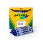 Crayola Regular Size Crayons - Blue - 12 Pack-Crayola Crayons are designed with a focus on true colour, smoothness and durability