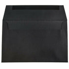 JAM Paper A8 Invitation Envelopes, 5.5 x 8.125, Black Linen Recycled , 250 Pack (64931H)-Blank interior for personalized message