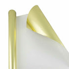 JAM Paper Gift Wrap - Metallic Wrapping Paper - 50 Sq Ft - Gold Foil - 2 Rolls/Pack-The perfect square footage for quickly and easily wrapping your presents